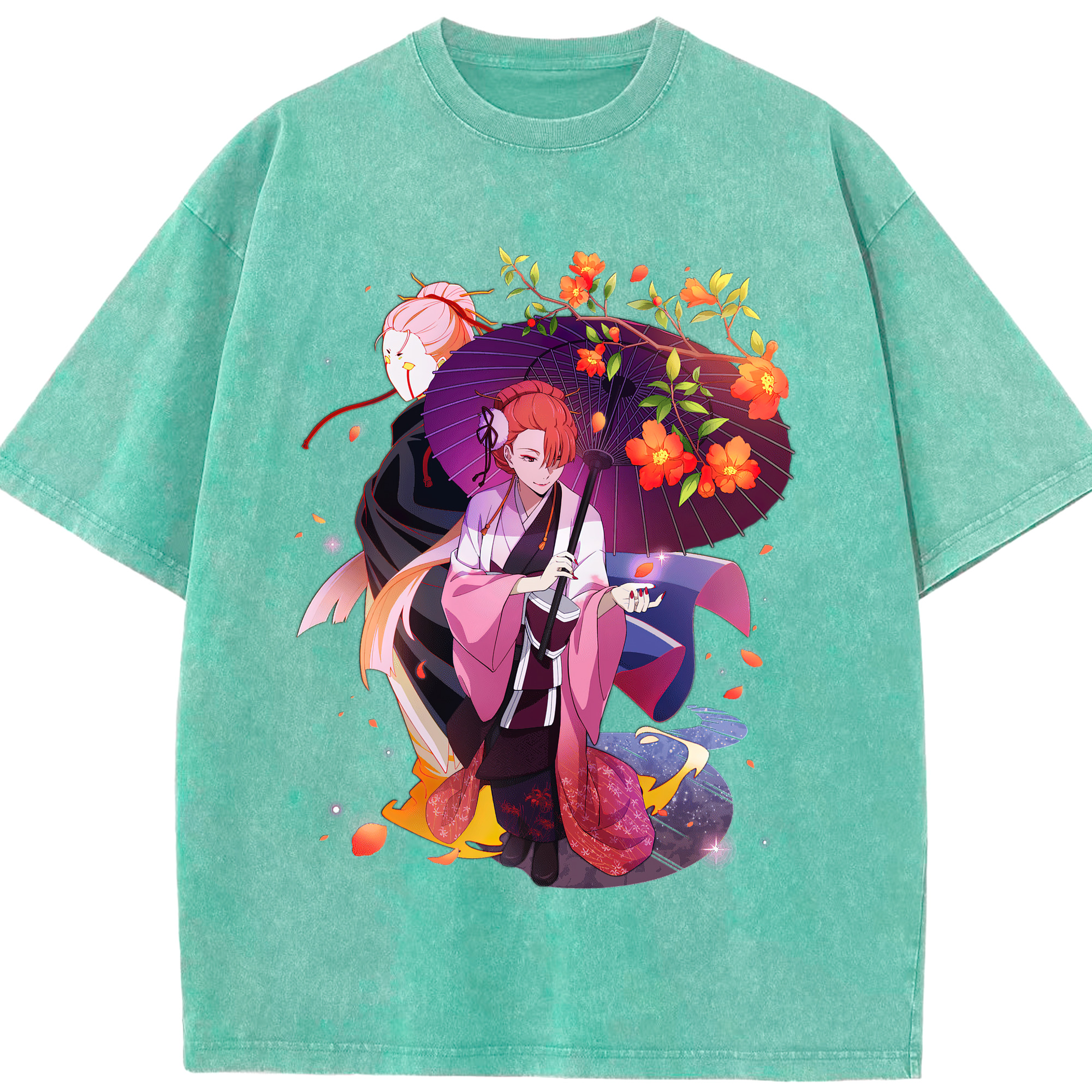 （画像用） 文豪ストレイドッグス Bungo Stray Dogs 綿100% ヴィンテージ風 半袖Tシャツ（フロントプリント）